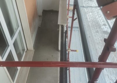 Cantiere Varese, Via Catalani-Rifacimento massetti e guaine balconi